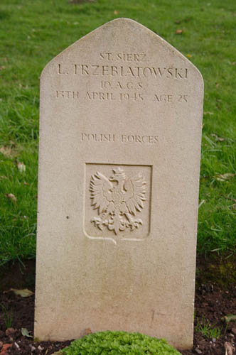 L Trzebiatowski's Grave Stone