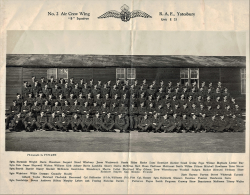 R.A.F. Yatesbury No.2 Air Crew Wing 'B' Squadron