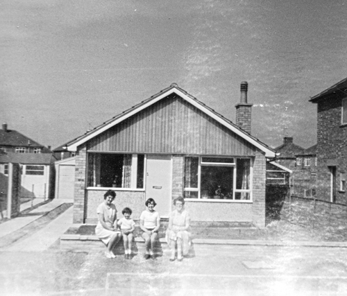 Visiting Grandma at Lowland Avenue c1962