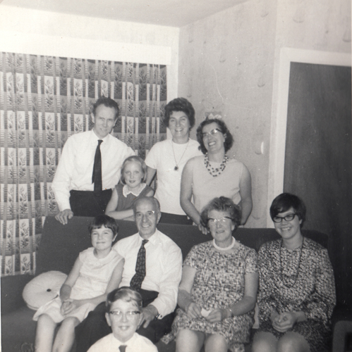 Family visit Lowland Avenue c1967