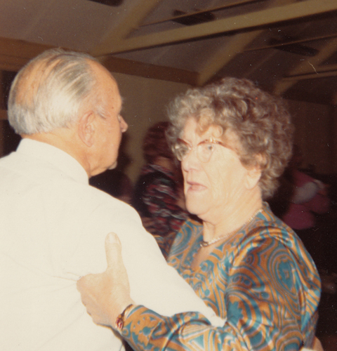 Dancing at golden wedding 1973