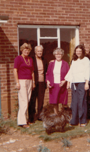 Visit to granddaughter 1977
